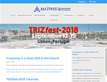 Tablet Screenshot of matriz.org