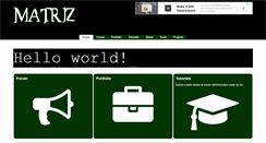 Desktop Screenshot of matriz.it